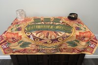 Sun Altar Cloth, Tarot Cloth, Altar Decor, Tapestry, Dice Mat, Centerpiece