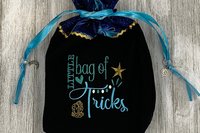 Bag of Tricks Tarot Bag / Keepsake Bag / Drawstring Bag / Oracle Bag / Jewelry Bag / Crystal Bag / Gift Bag / Tarot Pouch / Cosmetic Bag