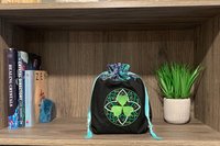 Shamrock Tarot Bag / Keepsake Bag / Drawstring Bag / Oracle Bag / Jewelry Bag / Crystal Bag / Gift Bag / Tarot Pouch / Cosmetic Bag