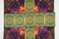 Flower of Life Mandala Altar Cloth, Tarot Cloth, Altar Decor, Double Sided Altar Cloth, Wall Hanging, Dice Mat, Centerpiece