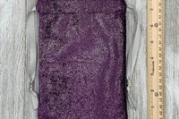 Velvet - Metallic Purple Tarot Bag/ Custom Tarot Pouch/ Keepsake Bag / Drawstring Bag / Oracle Bag / Crystal Bag / Tarot Pouch