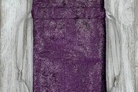 Velvet - Metallic Purple Tarot Bag/ Custom Tarot Pouch/ Keepsake Bag / Drawstring Bag / Oracle Bag / Crystal Bag / Tarot Pouch