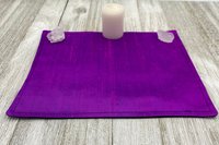 Silk MINI Altar Cloth - Magenta, Traveling Altar Cloth, Portable Altar Cloth, Small Spaces Altar, Home Office Altar