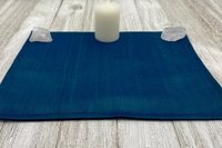 Silk MINI Altar Cloth - Green, Traveling Altar Cloth, Portable Altar Cloth, Small Spaces Altar, Home Office Altar