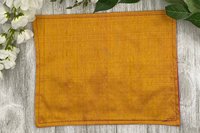 Silk MINI Altar Cloth - Yellow, Traveling Altar Cloth, Portable Altar Cloth, Small Spaces Altar, Home Office Altar