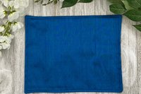 Silk MINI Altar Cloth - Blue, Traveling Altar Cloth, Portable Altar Cloth, Small Spaces Altar, Home Office Altar