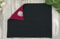 Silk MINI Altar Cloth - Cranberry, Traveling Altar Cloth, Portable Altar Cloth, Small Spaces Altar, Home Office Altar