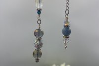 Angelite Pendulum, Crystal Pendulum, Divination Pendulum, Metal Pendulum, Dowsing Pendulum, Energy Healing Pendulum Draft