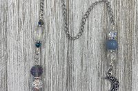 Angelite Pendulum, Crystal Pendulum, Divination Pendulum, Metal Pendulum, Dowsing Pendulum, Energy Healing Pendulum Draft