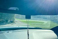 Triangle Car Charm / Suncatcher, Widow Suncatcher, Mirror Accessory