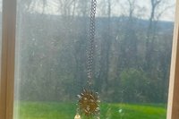 Prosperity Citrine Sun Car Charm / Suncatcher, Widow Suncatcher, Mirror Accessory