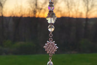 Star Car Charm / Suncatcher, Widow Suncatcher, Mirror Accessory, Office suncatcher