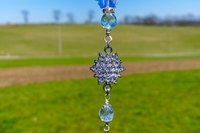 Star Car Charm / Suncatcher, Widow Suncatcher, Mirror Accessory, Office suncatcher