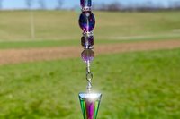 Triangle Car Charm / Suncatcher, Widow Suncatcher, Mirror Accessory