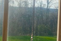 Triangle Car Charm / Suncatcher, Widow Suncatcher, Mirror Accessory