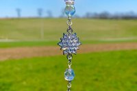 Star Car Charm / Suncatcher, Widow Suncatcher, Mirror Accessory, Office suncatcher