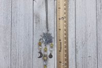 Prosperity Citrine Sun Car Charm / Suncatcher, Widow Suncatcher, Mirror Accessory