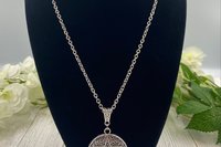 Pentacle Necklace, Witchy Necklace, Celtic Necklace, Psychic Protection, Handmade Necklace, Cham Necklace