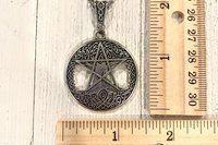 Pentacle Necklace, Witchy Necklace, Celtic Necklace, Psychic Protection, Handmade Necklace, Cham Necklace