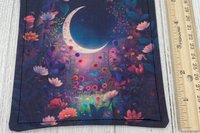 MINI Altar Cloth - Moon Garden, Traveling Altar Cloth, Portable Altar Cloth, Small Spaces Altar, Home Office Altar