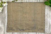 Silk MINI Altar Cloth - Tan/Blue, Traveling Altar Cloth, Portable Altar Cloth, Small Spaces Altar, Home Office Altar