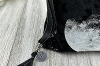 Velvet - Moon Phase Tarot Bag/ Custom Tarot Pouch/ Keepsake Bag / Drawstring Bag / Oracle Bag / Crystal Bag / Tarot Pouch / Cosmetic Bag