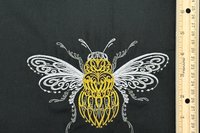 Bee Embroidered Altar Cloth, Tarot Cloth, Altar Decor, Double Sided Altar Cloth, Wall Hanging, Dice Mat, Centerpiece