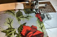 Roses Altar Cloth, Tarot Cloth, Altar Decor, Double Sided Altar Cloth, Wall Hanging, Dice Mat, Centerpiece