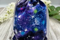 Space Tarot Bag/ Custom Tarot Bag/ Keepsake Bag / Drawstring Bag / Oracle Bag / Jewelry Bag / Crystal Bag / Gift Bag / Tarot Pouch