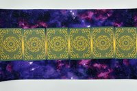 Celestial Altar Cloth, Tarot Cloth, Altar Decor, Double Sided Altar Cloth, Wall Hanging, Dice Mat, Centerpiece