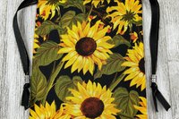 Sunflower Tarot Bag/ Custom Tarot Bag/ Keepsake Bag / Drawstring Bag / Oracle Bag / Jewelry Bag / Crystal Bag / Gift Bag / Tarot Pouch