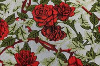 Roses Altar Cloth, Tarot Cloth, Altar Decor, Double Sided Altar Cloth, Wall Hanging, Dice Mat, Centerpiece