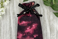 Galaxy Tarot Bag/ Custom Tarot Bag/ Keepsake Bag / Drawstring Bag / Oracle Bag / Jewelry Bag / Crystal Bag / Gift Bag / Tarot Pouch