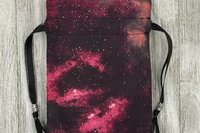 Galaxy Tarot Bag/ Custom Tarot Bag/ Keepsake Bag / Drawstring Bag / Oracle Bag / Jewelry Bag / Crystal Bag / Gift Bag / Tarot Pouch