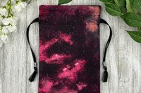 Galaxy Tarot Bag/ Custom Tarot Bag/ Keepsake Bag / Drawstring Bag / Oracle Bag / Jewelry Bag / Crystal Bag / Gift Bag / Tarot Pouch