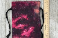 Galaxy Tarot Bag/ Custom Tarot Bag/ Keepsake Bag / Drawstring Bag / Oracle Bag / Jewelry Bag / Crystal Bag / Gift Bag / Tarot Pouch