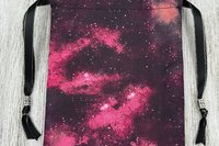 Galaxy Tarot Bag/ Custom Tarot Bag/ Keepsake Bag / Drawstring Bag / Oracle Bag / Jewelry Bag / Crystal Bag / Gift Bag / Tarot Pouch