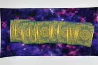 Celestial Altar Cloth, Tarot Cloth, Altar Decor, Double Sided Altar Cloth, Wall Hanging, Dice Mat, Centerpiece