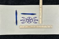 Custom 22x11 Embroidered Altar Cloth, Tarot Cloth, Altar Decor, Double Sided Altar Cloth, Wall Hanging, Dice Mat, Centerpiece