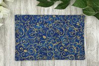 MINI Altar Cloth - Swirls, Traveling Altar Cloth, Portable Altar Cloth, Small Spaces Altar, Home Office Altar