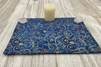 MINI Altar Cloth - Swirls, Traveling Altar Cloth, Portable Altar Cloth, Small Spaces Altar, Home Office Altar