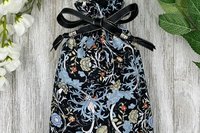 William Morris Tarot Bag/ Custom Tarot Bag/ Keepsake Bag / Drawstring Bag / Oracle Bag / Jewelry Bag / Crystal Bag / Gift Bag / Tarot Pouch