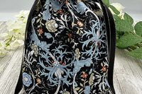 William Morris Tarot Bag/ Custom Tarot Bag/ Keepsake Bag / Drawstring Bag / Oracle Bag / Jewelry Bag / Crystal Bag / Gift Bag / Tarot Pouch