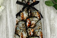 Squirrel Tarot Bag/ Custom Tarot Bag/ Keepsake Bag / Drawstring Bag / Oracle Bag / Jewelry Bag / Crystal Bag / Gift Bag / Tarot Pouch