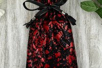 Splatter Tarot Bag/ Custom Tarot Pouch/ Keepsake Bag / Drawstring Bag / Oracle Bag / Crystal Bag / Tarot Pouch / Cosmetic Bag