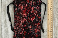 Splatter Tarot Bag/ Custom Tarot Pouch/ Keepsake Bag / Drawstring Bag / Oracle Bag / Crystal Bag / Tarot Pouch / Cosmetic Bag