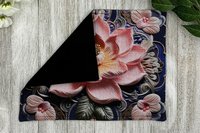 Small Altar Cloth - Floral, Traveling Altar Cloth, Portable Altar Cloth, Small Spaces Altar, Home Office Altar