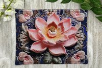 Small Altar Cloth - Floral, Traveling Altar Cloth, Portable Altar Cloth, Small Spaces Altar, Home Office Altar