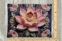 Small Altar Cloth - Floral, Traveling Altar Cloth, Portable Altar Cloth, Small Spaces Altar, Home Office Altar