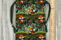 Fox Tarot Bag/ Custom Tarot Bag/ Keepsake Bag / Drawstring Bag / Oracle Bag / Jewelry Bag / Crystal Bag / Gift Bag / Tarot Pouch